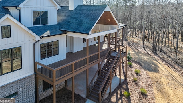 view of rear view of house