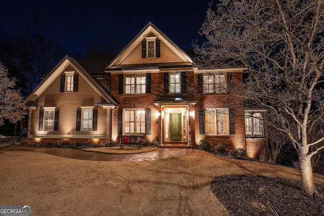 view of front of property