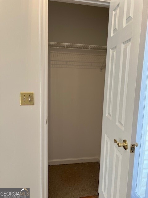 view of closet