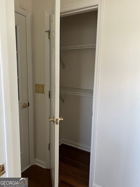 view of closet