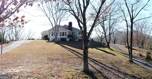 view of side of property