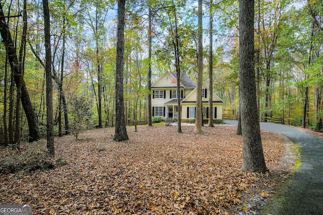 view of front of home