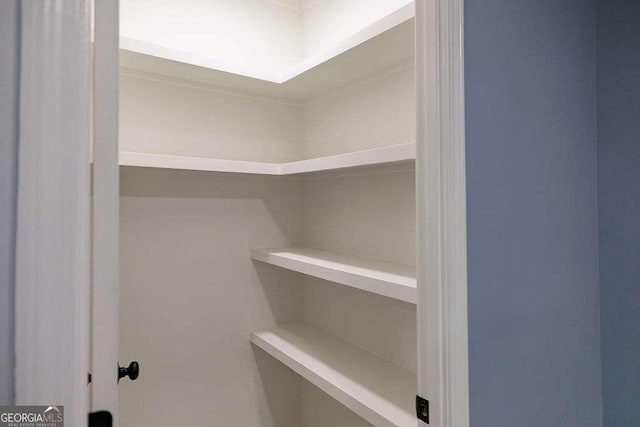 view of pantry