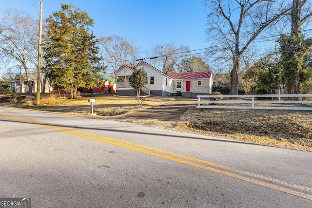 view of front of home