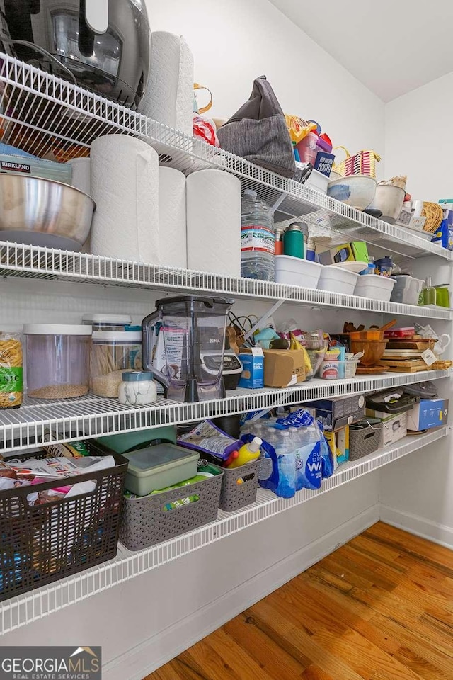 view of pantry