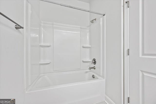 bathroom featuring shower / bathing tub combination