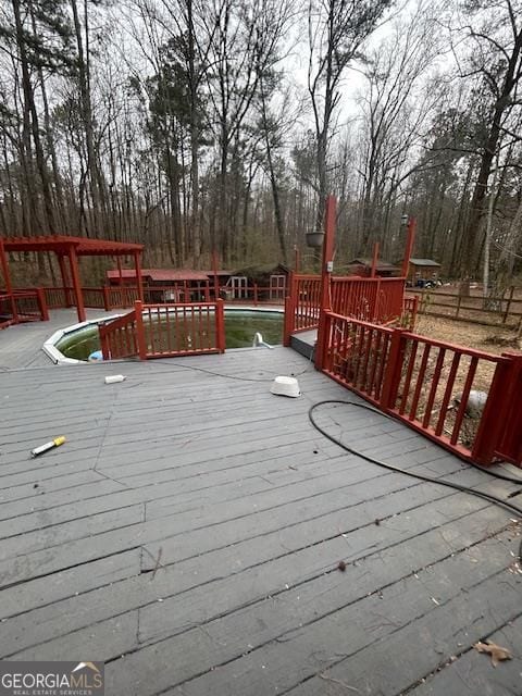 view of deck