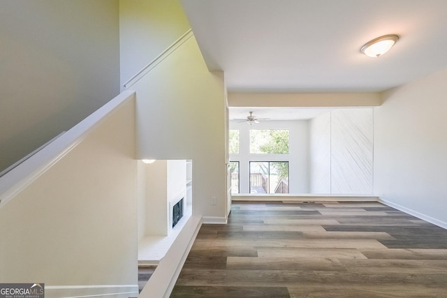 interior space featuring hardwood / wood-style floors