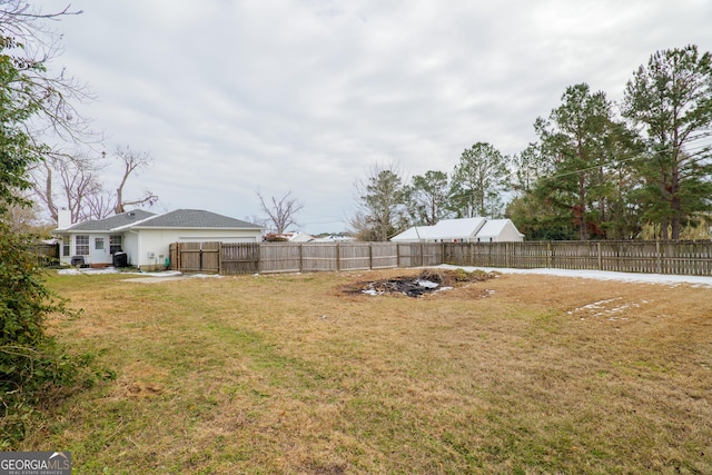 view of yard