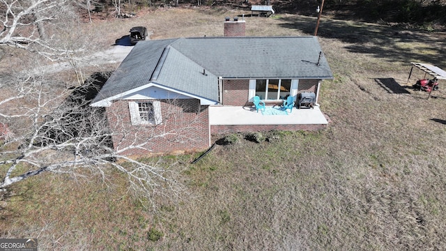 1202 Franklin Rd SW, Plainville, GA 30733 - aerial view of property and surrounding area