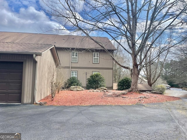 view of side of property