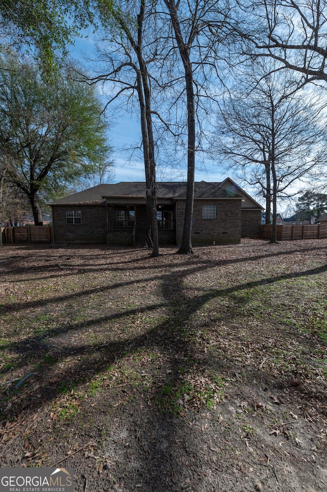 view of back of house