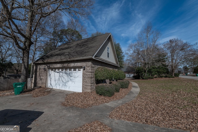 view of side of property