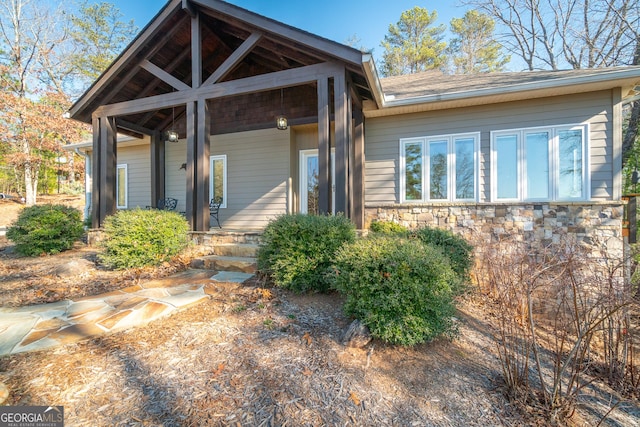 view of entrance to property