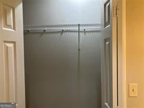 view of closet