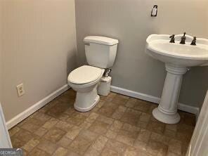 bathroom with toilet