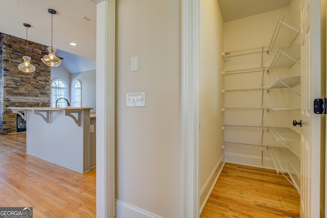 pantry featuring sink