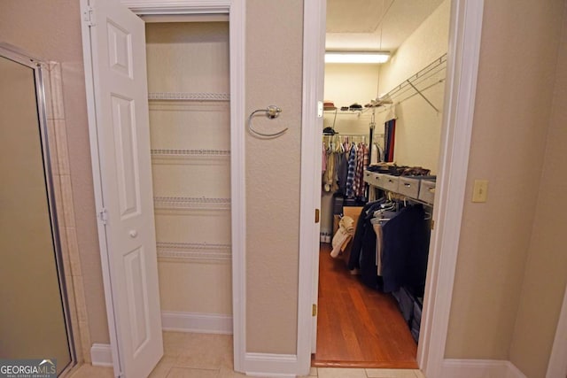 view of closet