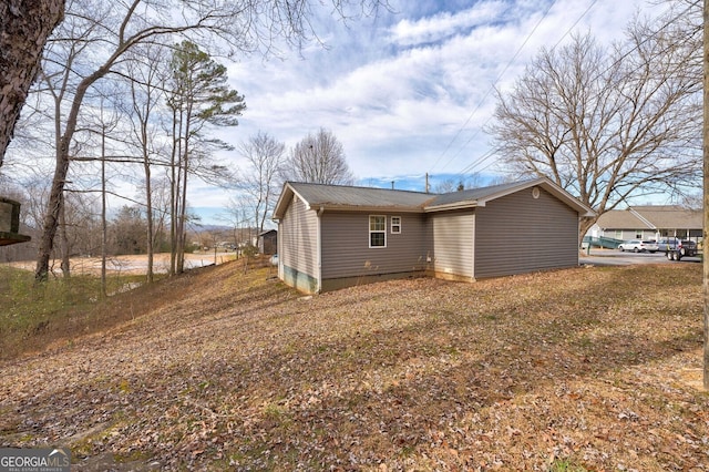 view of back of property