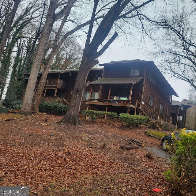 view of rear view of house