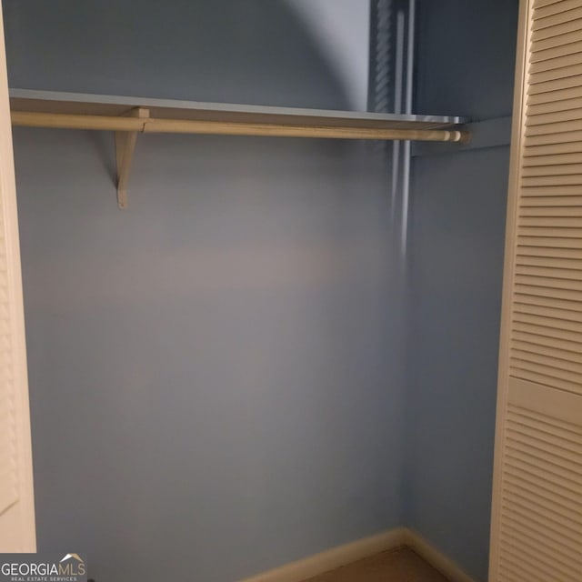 view of closet