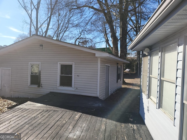 view of deck