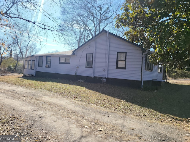 view of property exterior