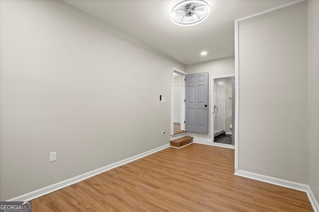 interior space featuring light hardwood / wood-style floors