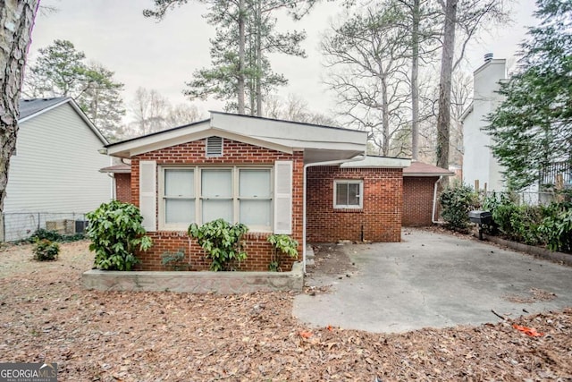 view of home's exterior with a patio area