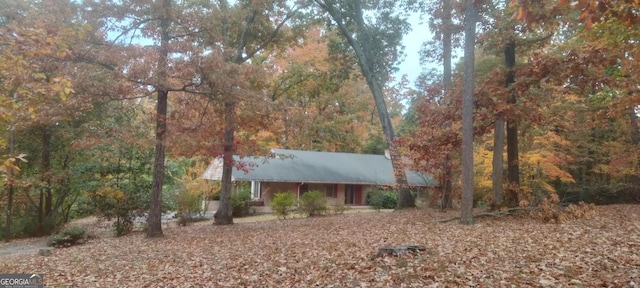 view of ranch-style home