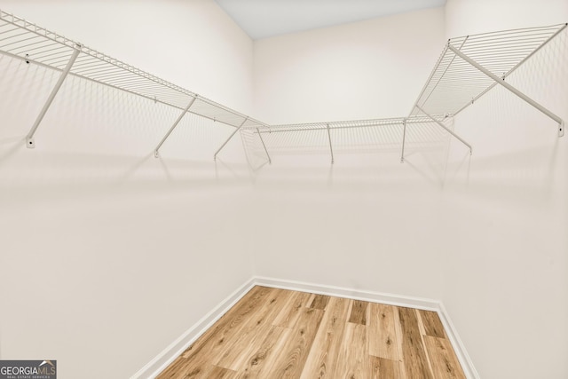 588 S Broad St, Toccoa, GA 30577 - spacious closet featuring light wood finished floors