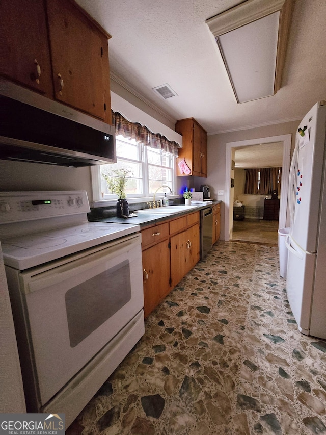 kitchen with stainless steel appliances and sink