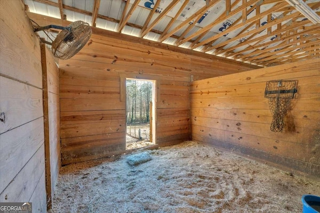 view of horse barn