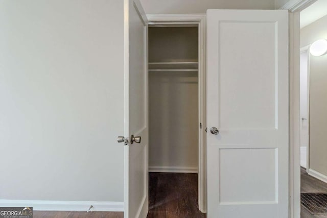 view of closet