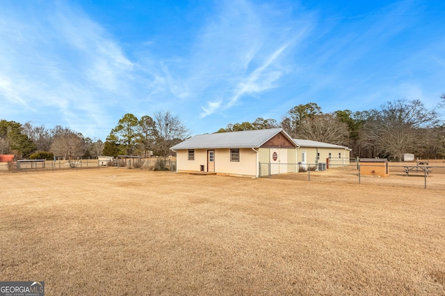 view of side of property