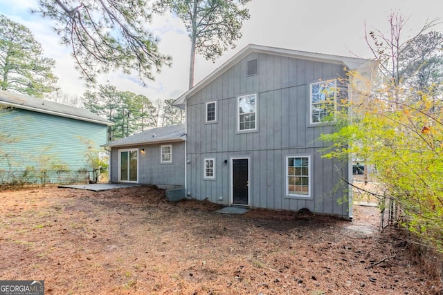 back of house featuring a patio