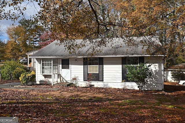 view of front of house