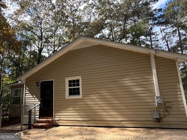 view of rear view of property