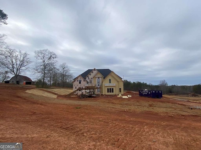 view of front of home