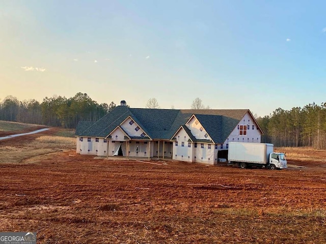 view of property under construction