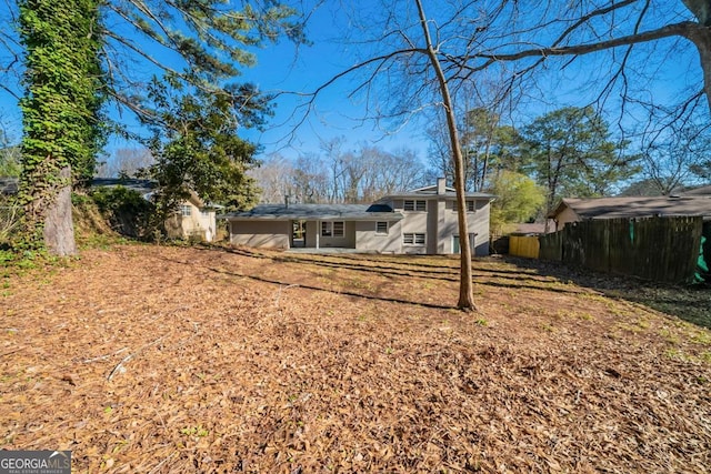 view of back of house