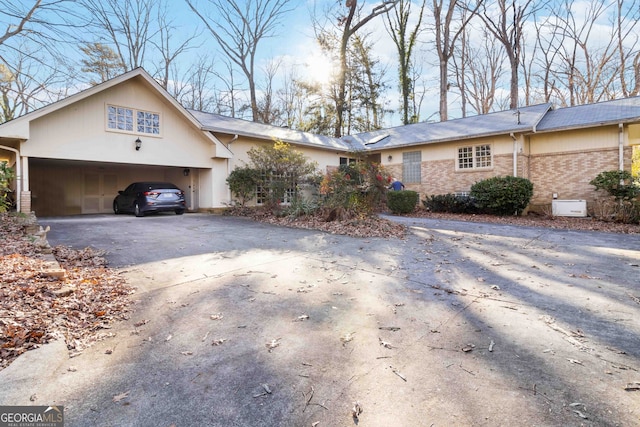 view of ranch-style home