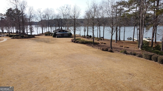 view of water feature