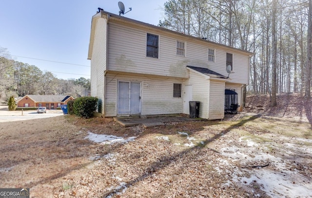 view of rear view of property