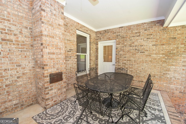 108 Stonebridge Ln, Lagrange, GA 30240 - view of patio featuring outdoor dining space