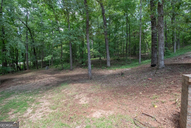 108 Stonebridge Ln, Lagrange, GA 30240 - view of yard with a wooded view