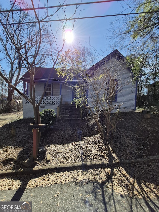 view of front of house