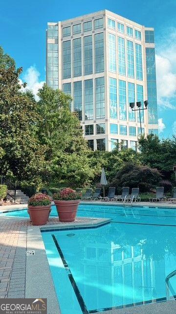 view of pool