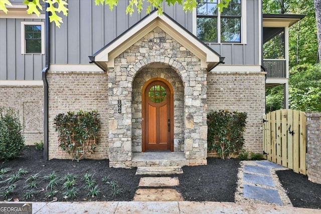 view of entrance to property