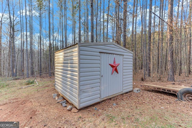 view of outbuilding